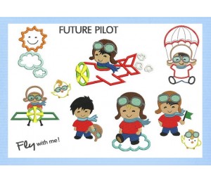 Stickserie - Future Pilot
